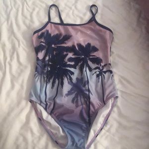 GYMBOREE one piece palm tree swimsuit
